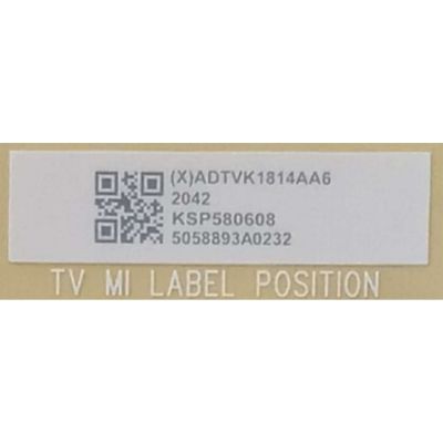 FUENTE PARA TV VIZIO / NUMERO DE PARTE ADTVK1814AA6 / 715GB421-P01-000-003S / (X)ADTVK1814AA6 / A2010657137 / KSP580608 / 5058893A0232 / PANEL TPT580B5-U1T01.D REV:S01BM / MODELO M586X-H1 LTCHC3 - Imagen 3